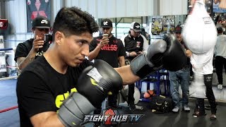 Image for MIKEY GARCIA LOOKING QUICK, LIGHT ON HIS FEET TRAINING FOR SPENCE IN FINAL DAYS OF CAMP